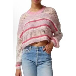 Kimchi Blue Urban Outfitters Pink Cropped Sweater